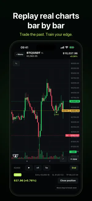 Replay Trader: Trading Sim screenshot 2