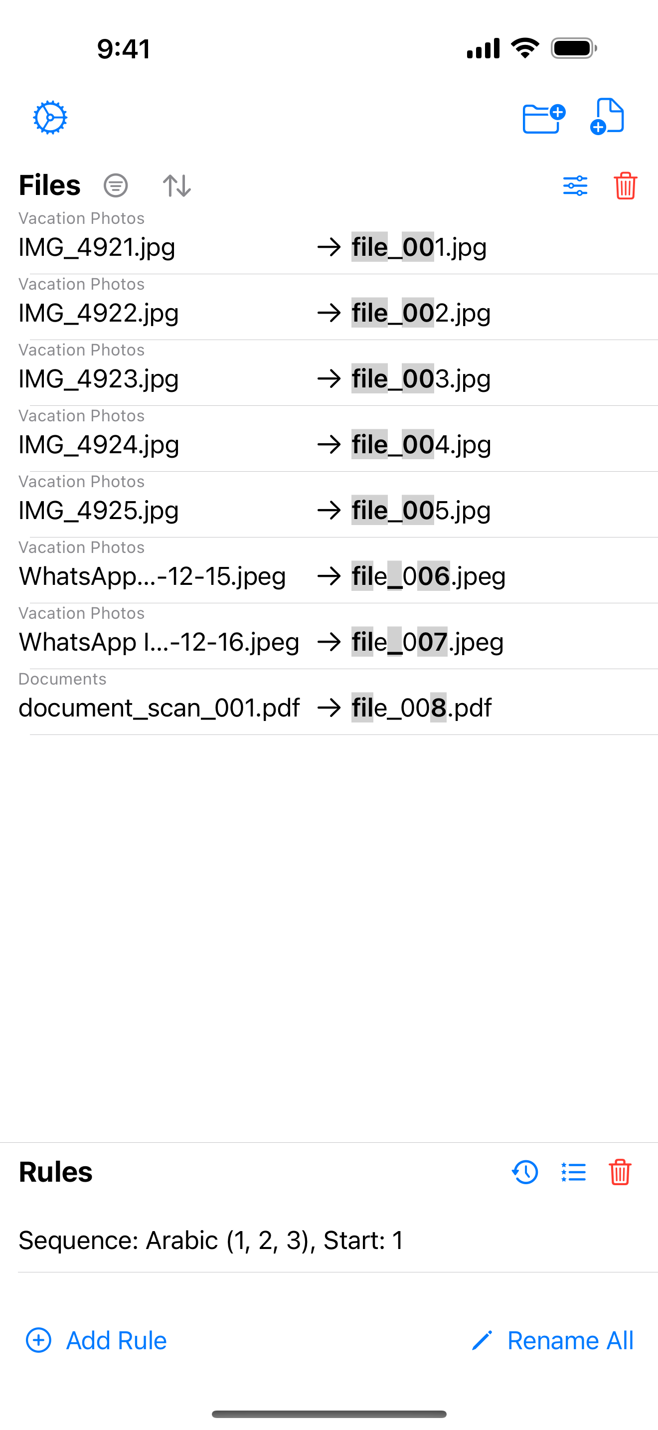 Smart Renamer: Batch Rename