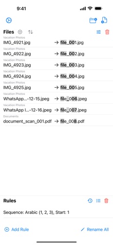 Smart Renamer: Batch Rename Screenshot 3 of 10
