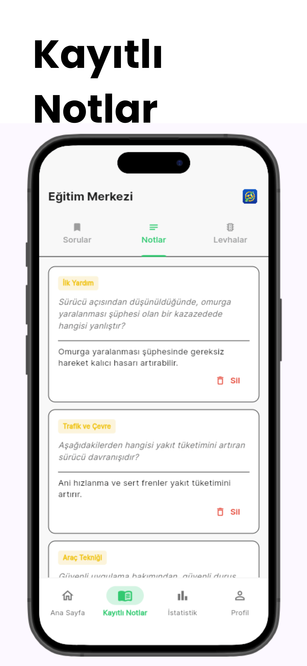 Ehliyet Soru Çözümleri