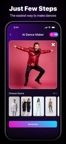 Vdance: AI Dance Generator App screenshot