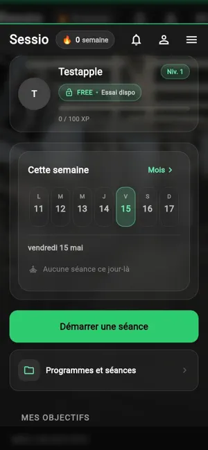 Sessio - Carnet de musculation screenshot 1