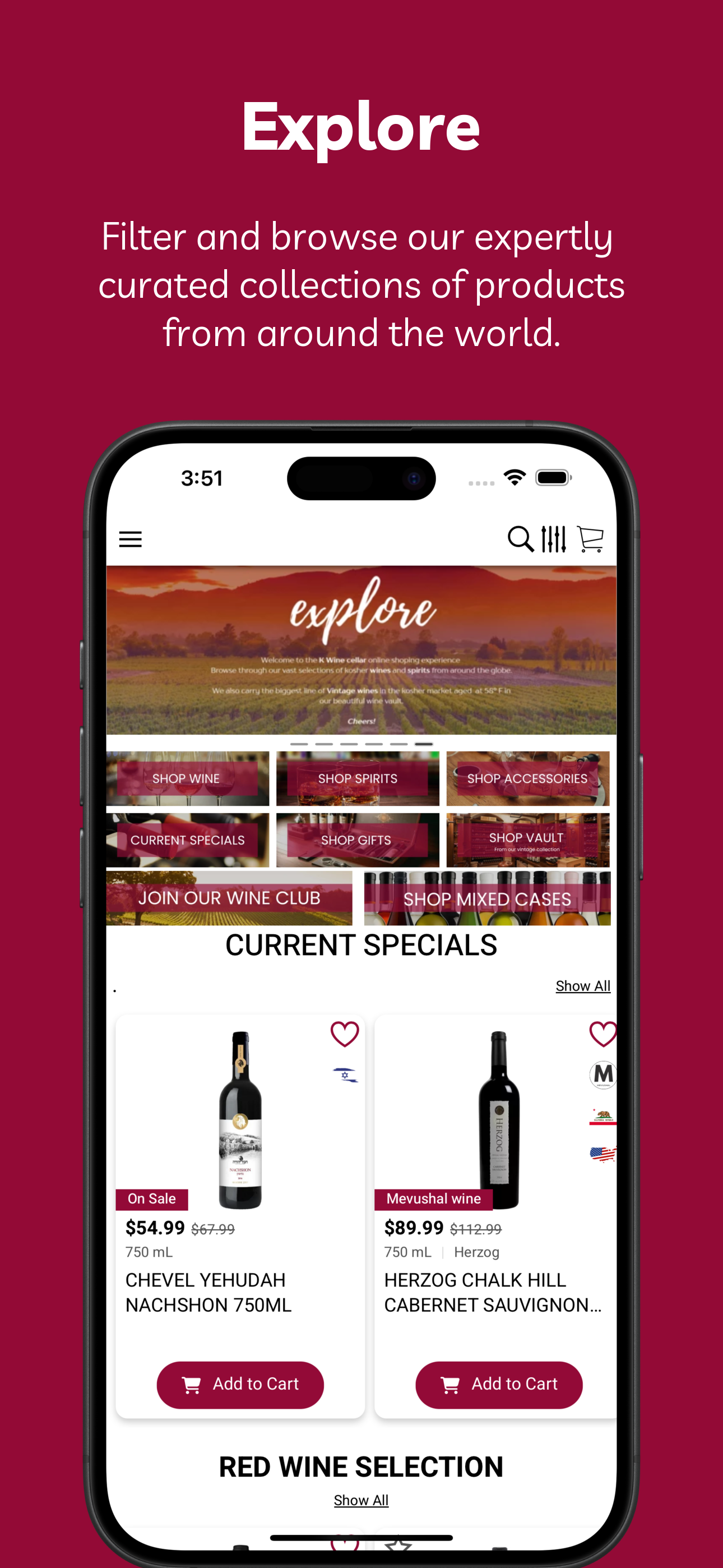 K Wine Cellar screenshot 1