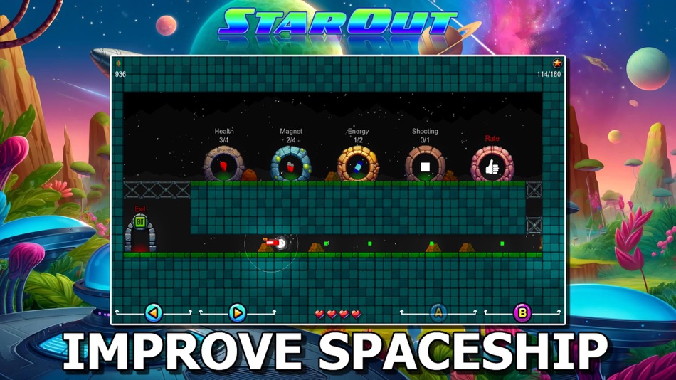 #8. StarOut | Space Adventure Game (iOS) 由: HECTOR GAUCHIA SAFONT