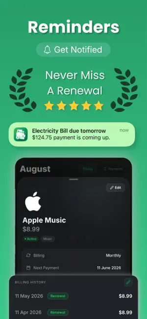 Bill Organizer - DueWise screenshot 2