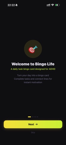 Bingo Life: Gamified To-Do iPhone screenshot