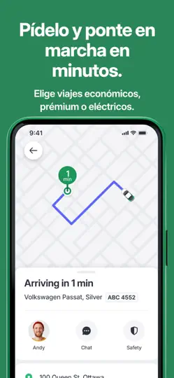Captura de pantalla de Hopp: Pide Un Viaje en iPhone 3