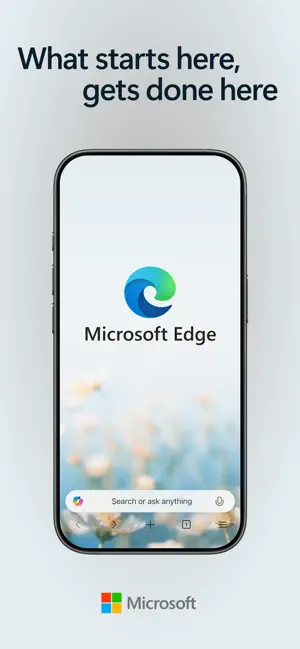 Microsoft Edge iPhone screenshot 1