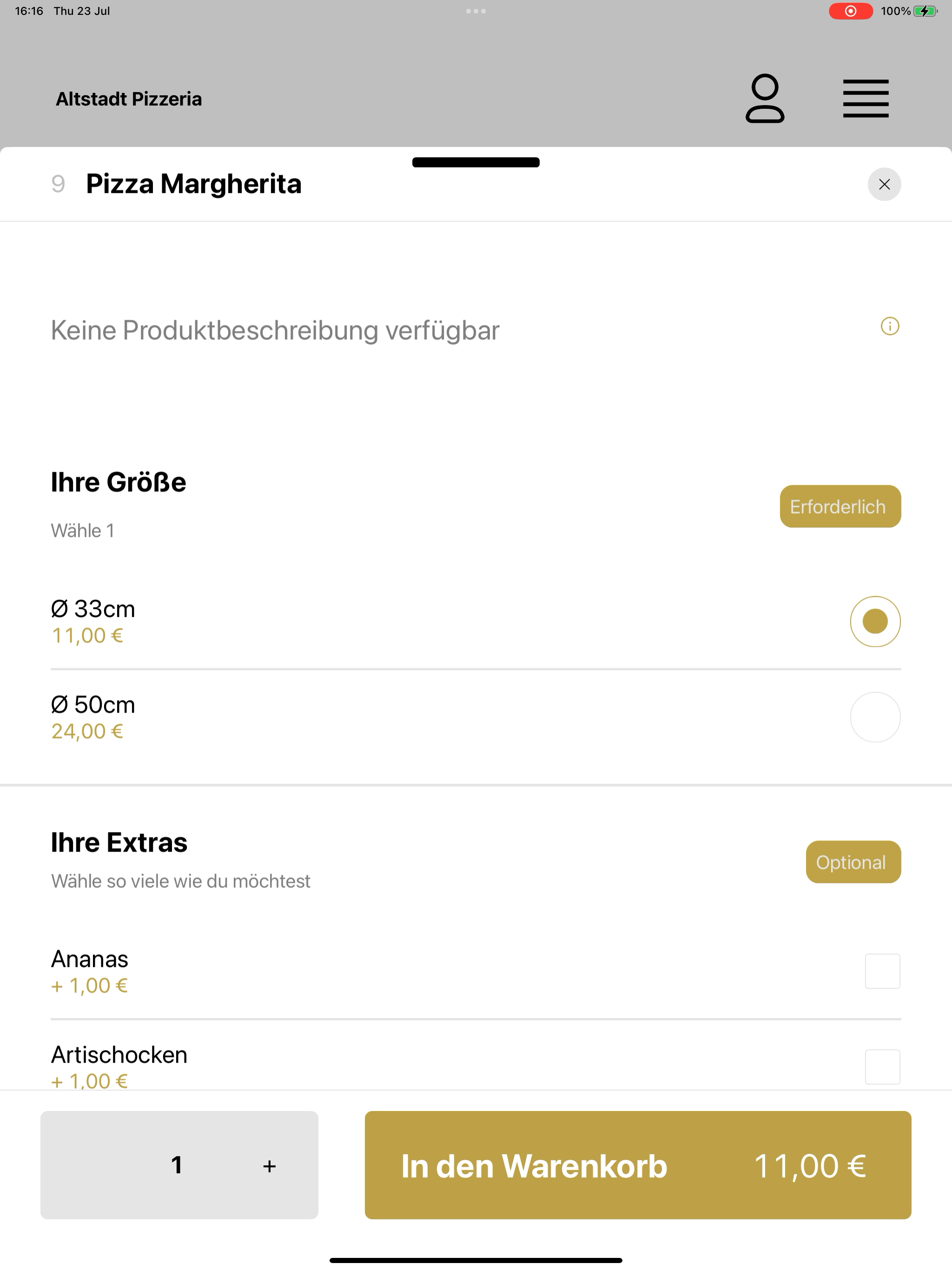 Altstadt Pizzeria screenshot 15