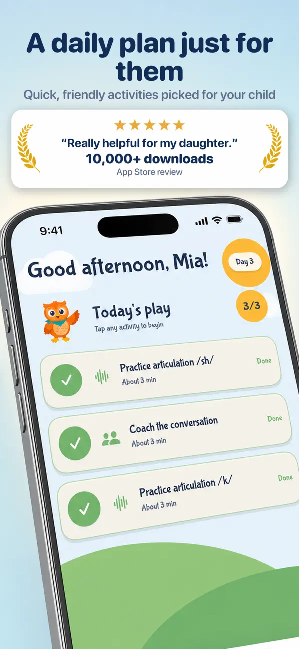 Screenshot #1 pour Speech Therapy - Help Me Talk
