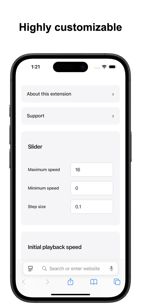 iPhone screenshot