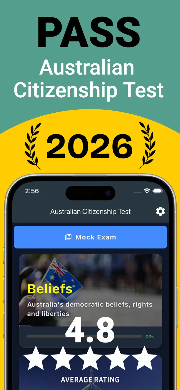 Screenshot #1 pour Citizenship Test AU (2026)