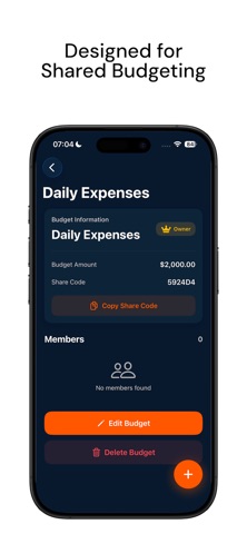 Jar: Budget tracker screenshot