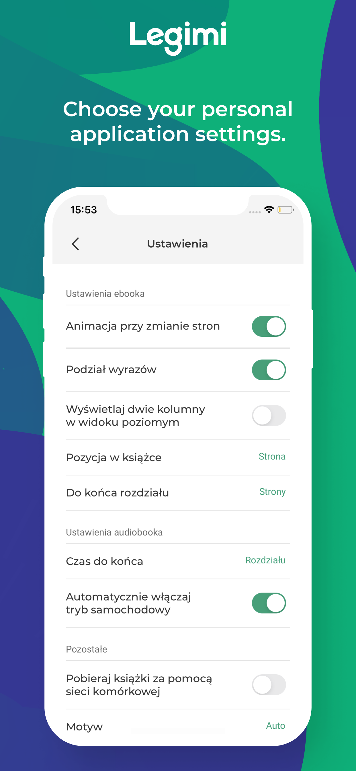 Legimi - ebooks and audiobooks