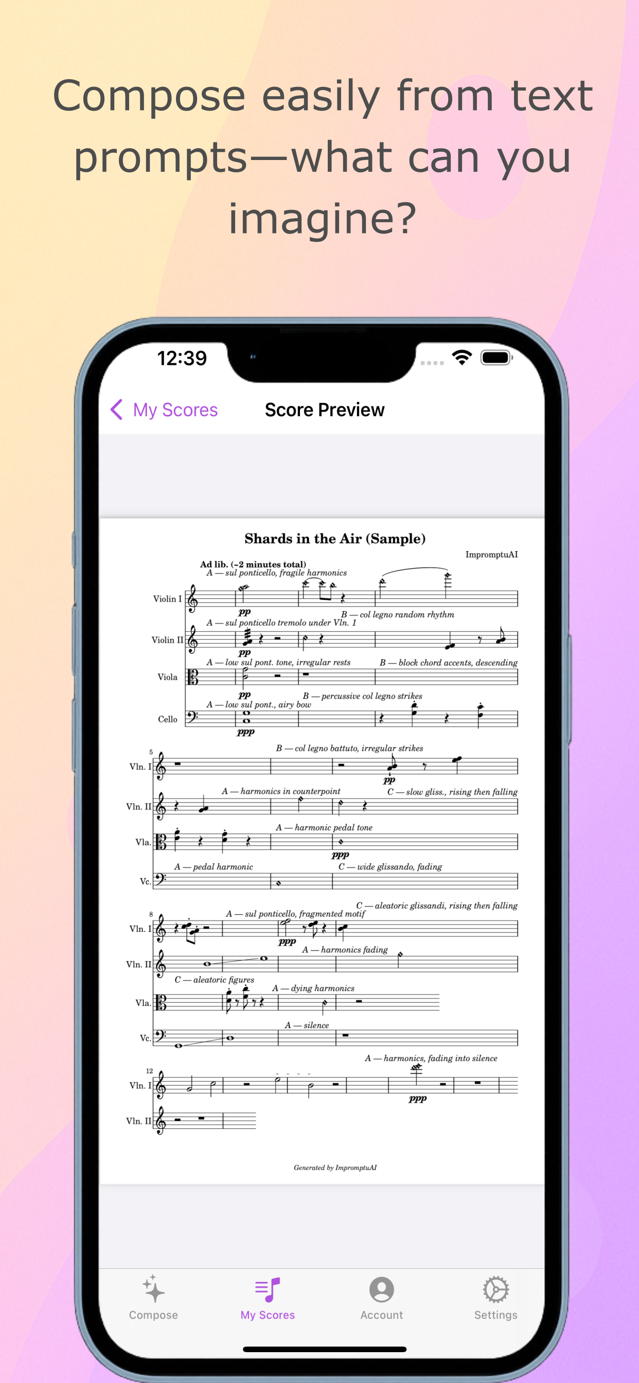 AI Sheet Music Composer