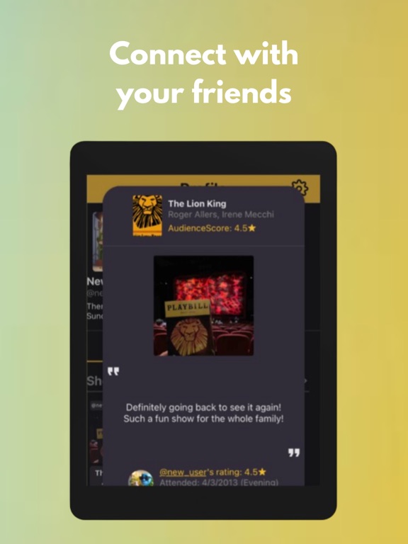 Spotlighter: Audience Reviews iPad screenshot 4 - Entertainment app