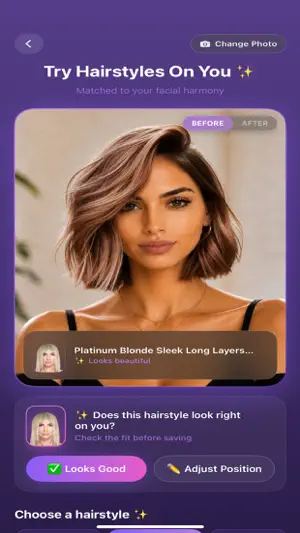Perfect Hairstyle and Hair Cut screenshot 2