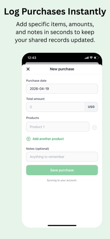 WhoseTurn: Bills & Purchases screenshot