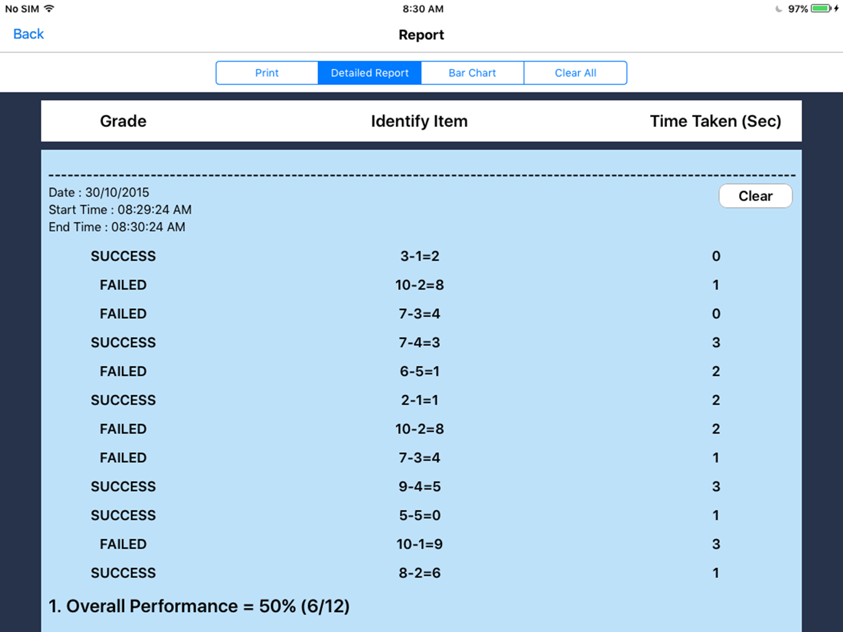 Find Missing in Subtraction screenshot 8