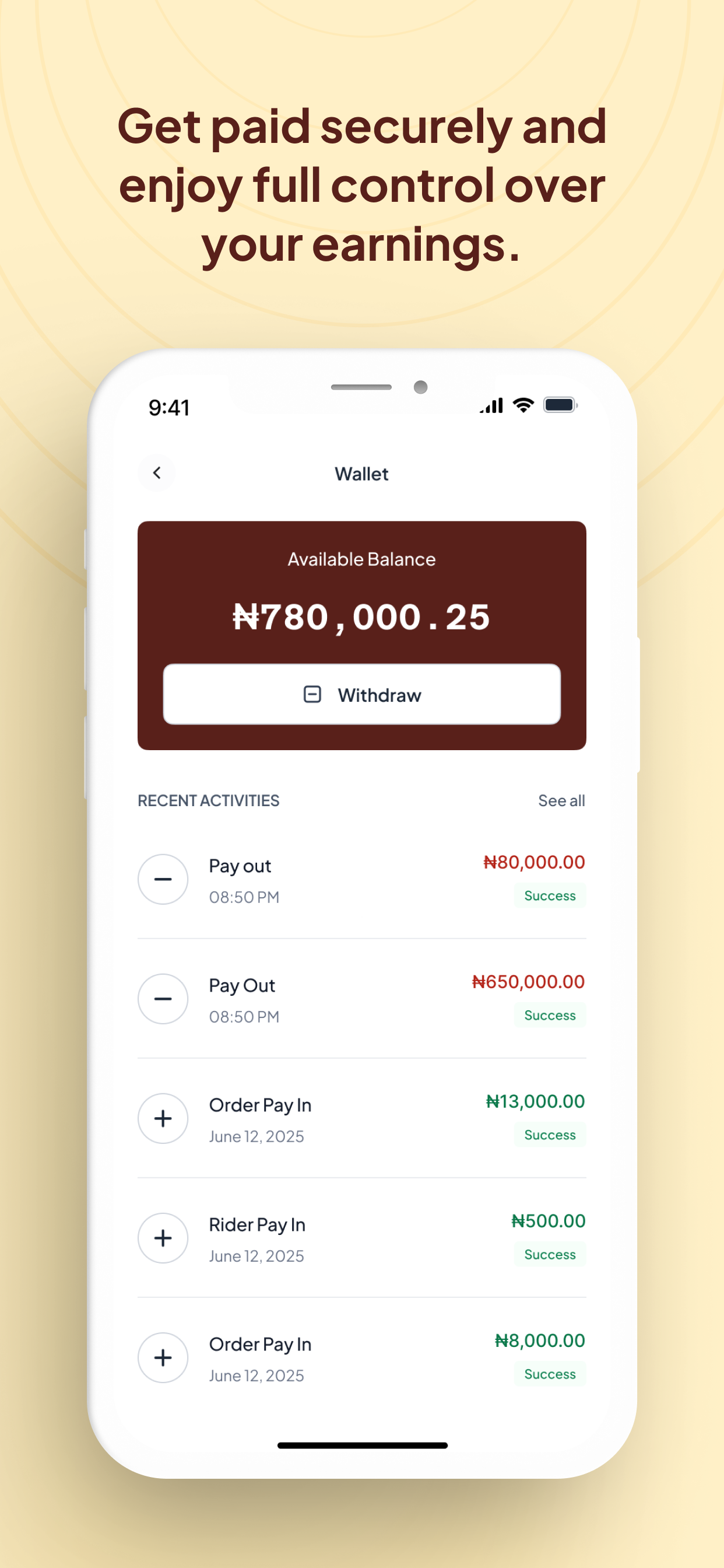 BringThisFood - Vendor screenshot 3