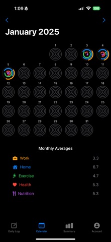 Life Rings iPhone screenshot