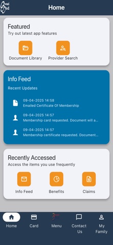 SwaziMed Member App screenshot