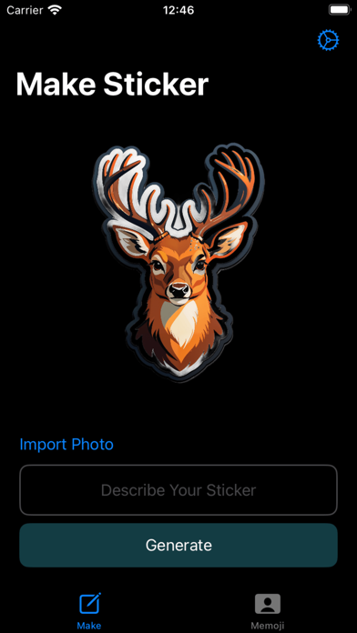Screenshot #1 pour Memoji Sticker Maker