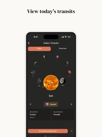Om.AI – AI Astrology & Kundli iPad screenshot