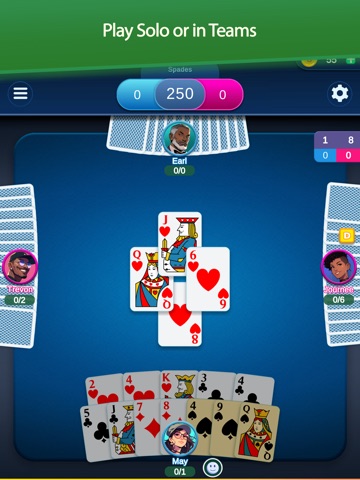 Spades Classic - Card Game iPad screenshot