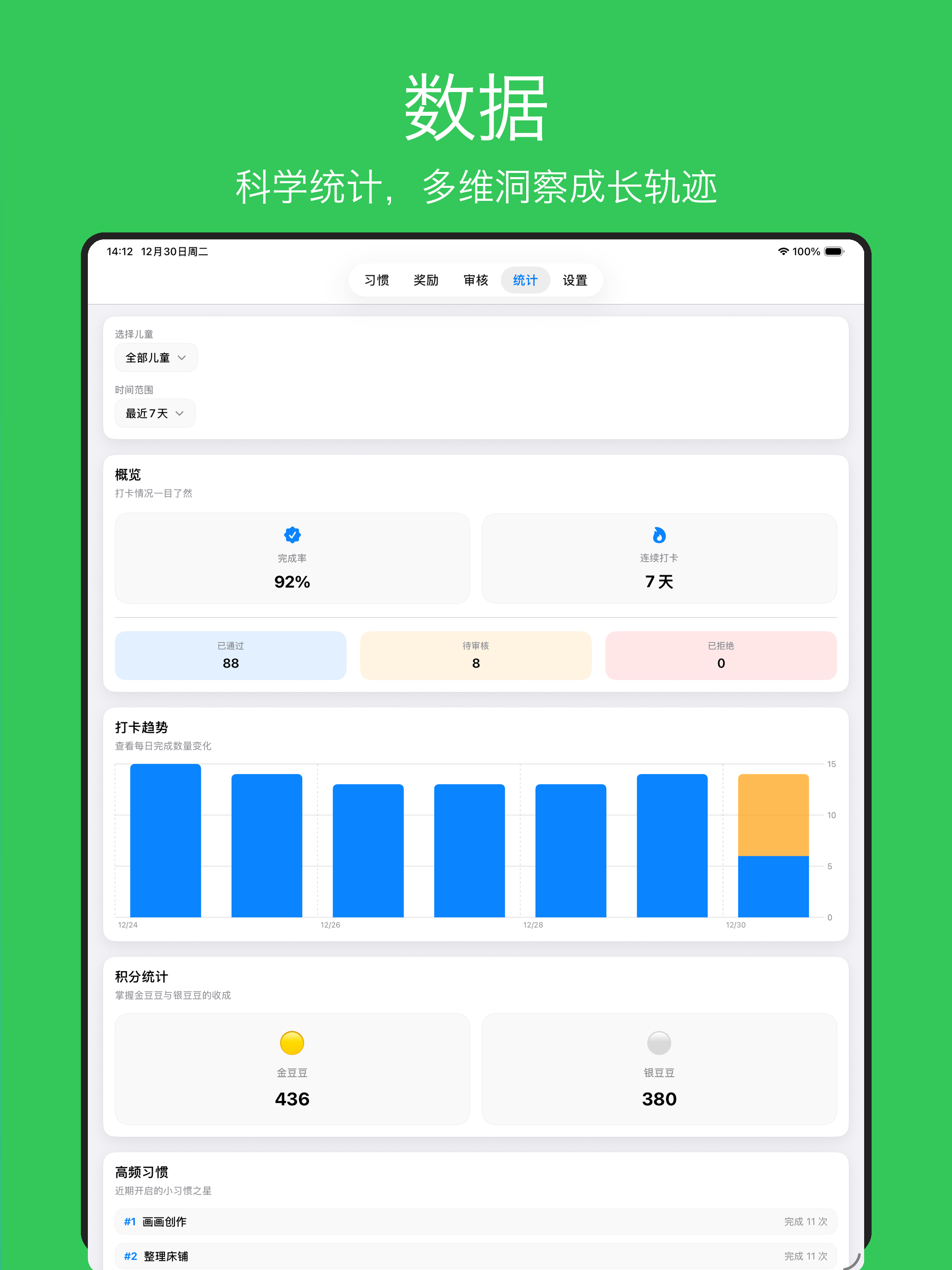 豆豆储蓄罐 - 儿童习惯养成