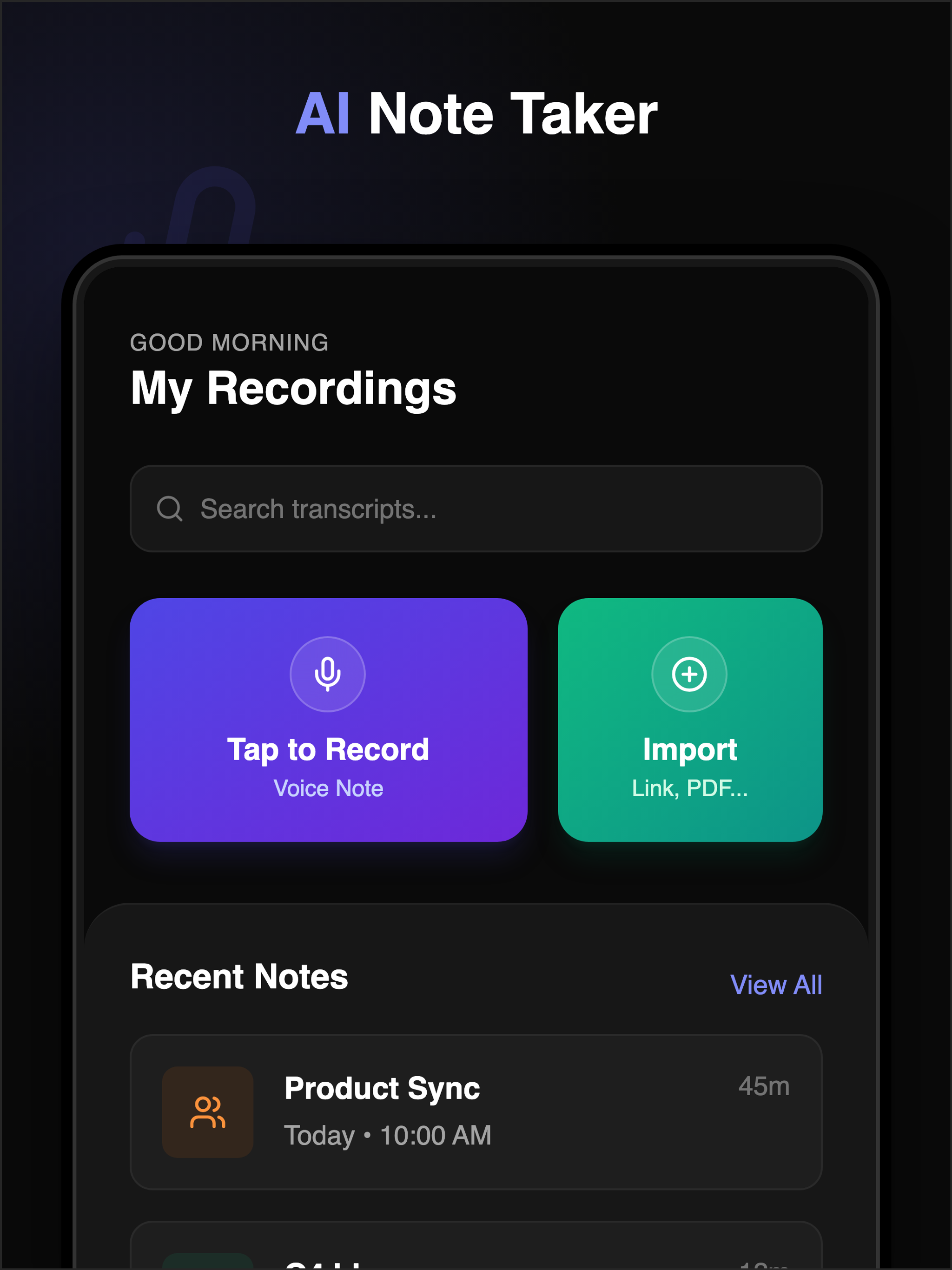 AI Note Taker・Meeting Notes screenshot 15