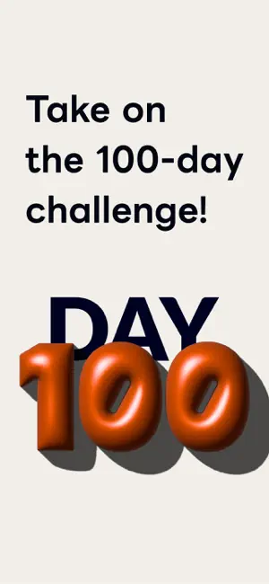 DAY100-100 Days Habit screenshot 1