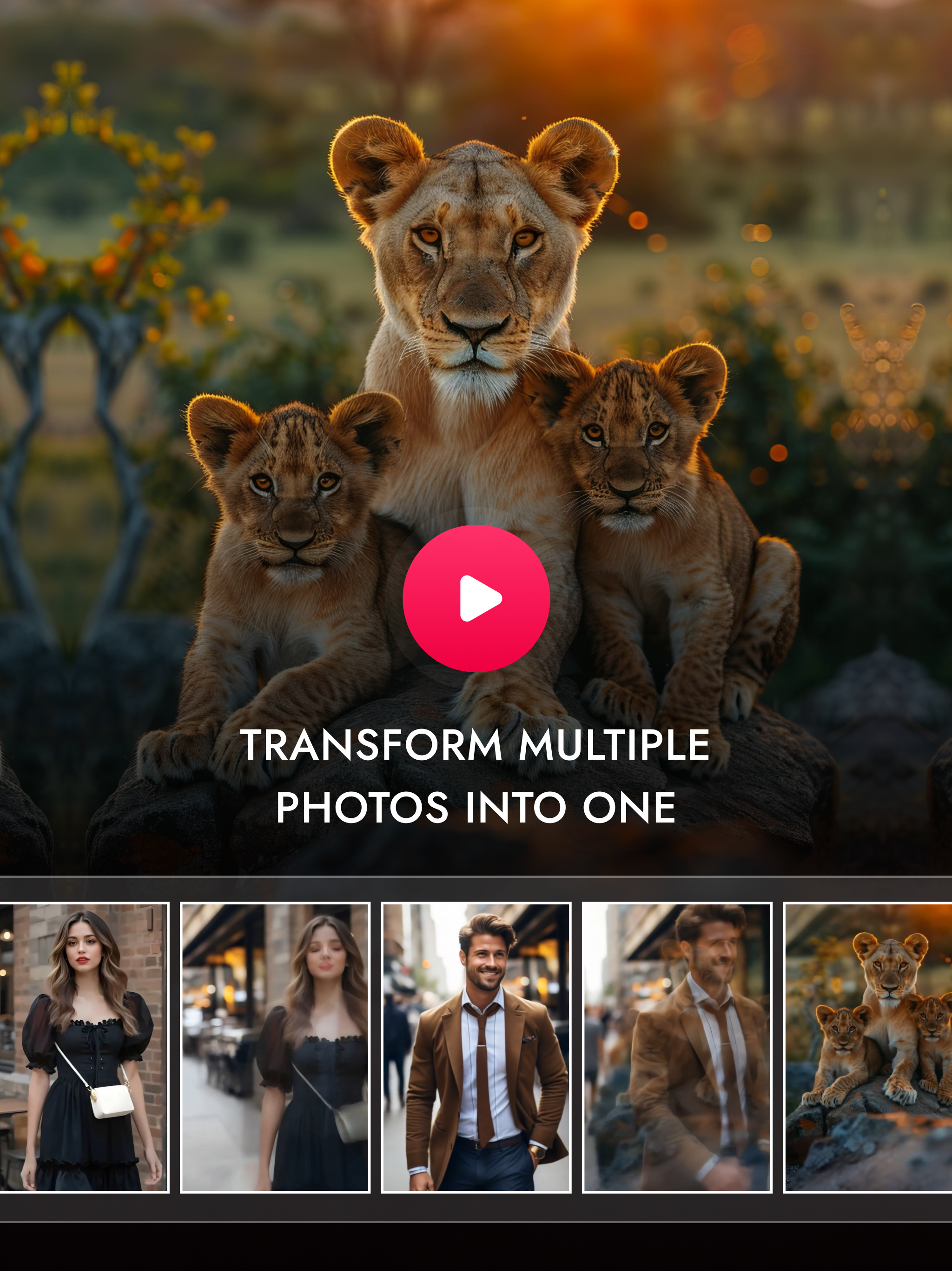 AI Image Transition : Blend AI