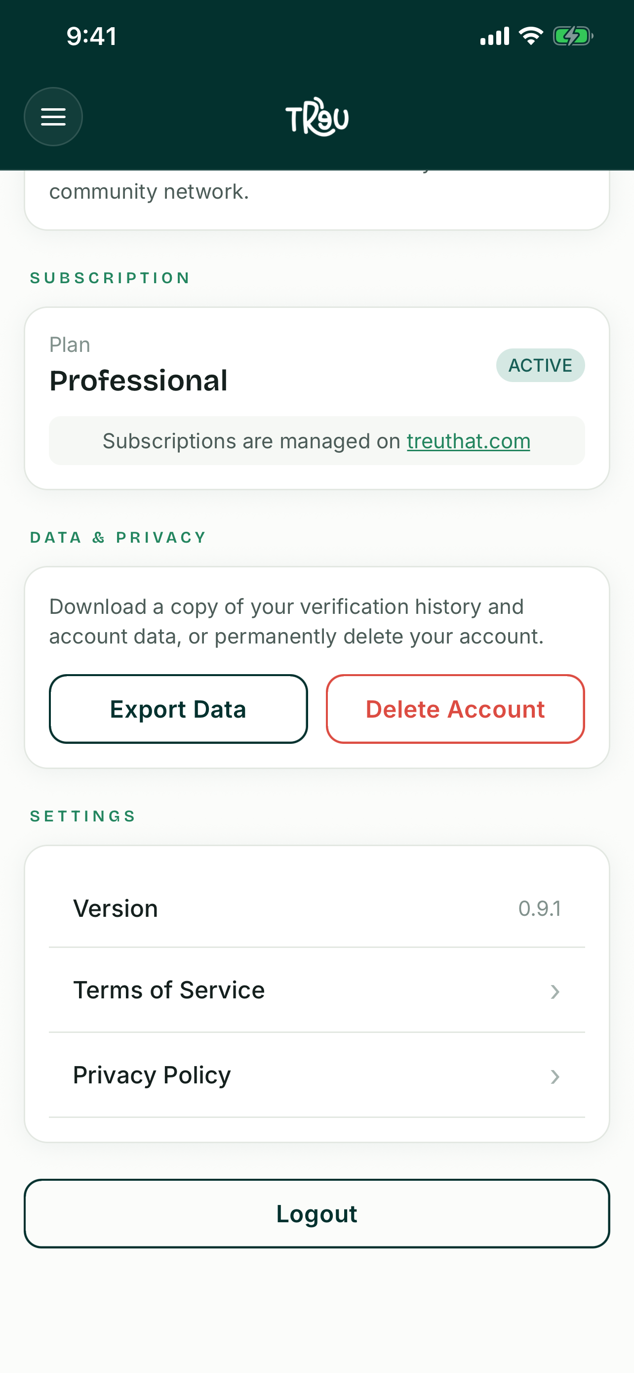 Treu - Verify Facts screenshot 4