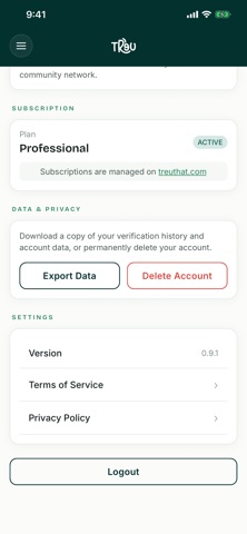 Treu - Verify Facts Screenshot 4 of 5