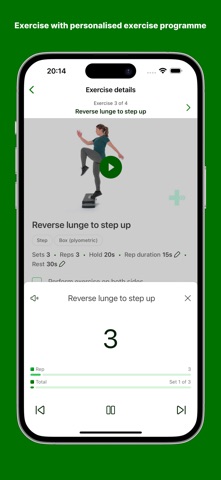 Nuffield Health My Therapy iPhone screenshot