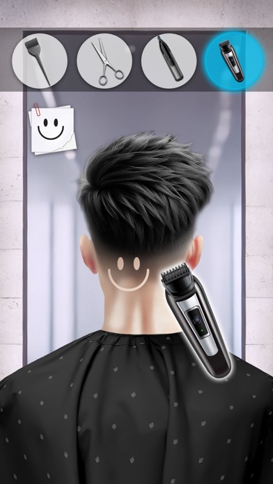 Barbershop Hair Cut Sim Game Screenshot