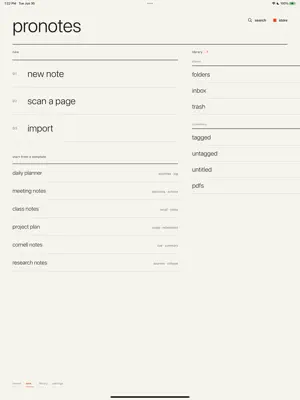 Pronotes: Notes & PDF screenshot 1