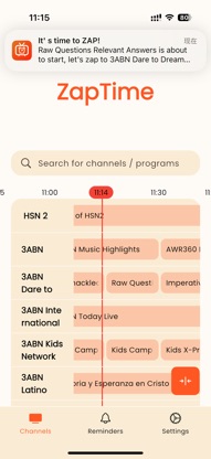 ZapTime - TV Show Reminder screenshot 1