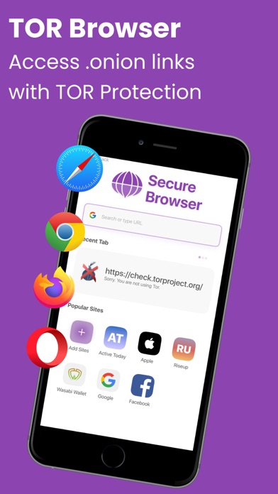 TOR Browser: The Onion + VPN Screenshot