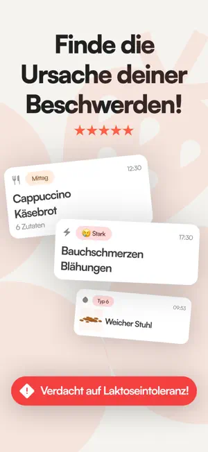 Sympto - Ernährungstagebuch screenshot 1