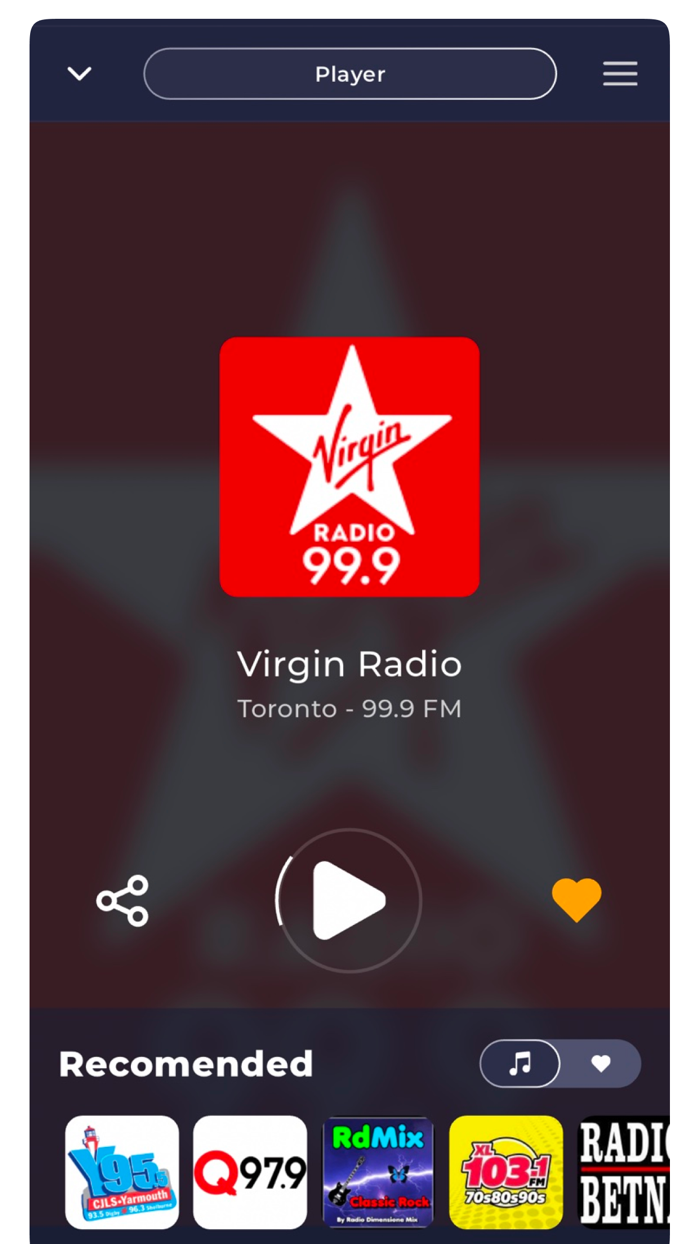 Radio Canada Radio Player App