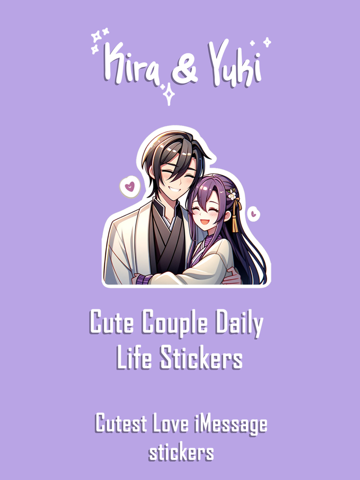 Beautiful Love Couple Stickers