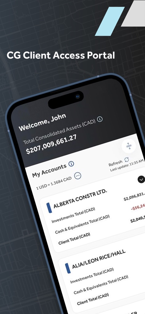 CG Wealth Management (Canada) - Finance App | MWM