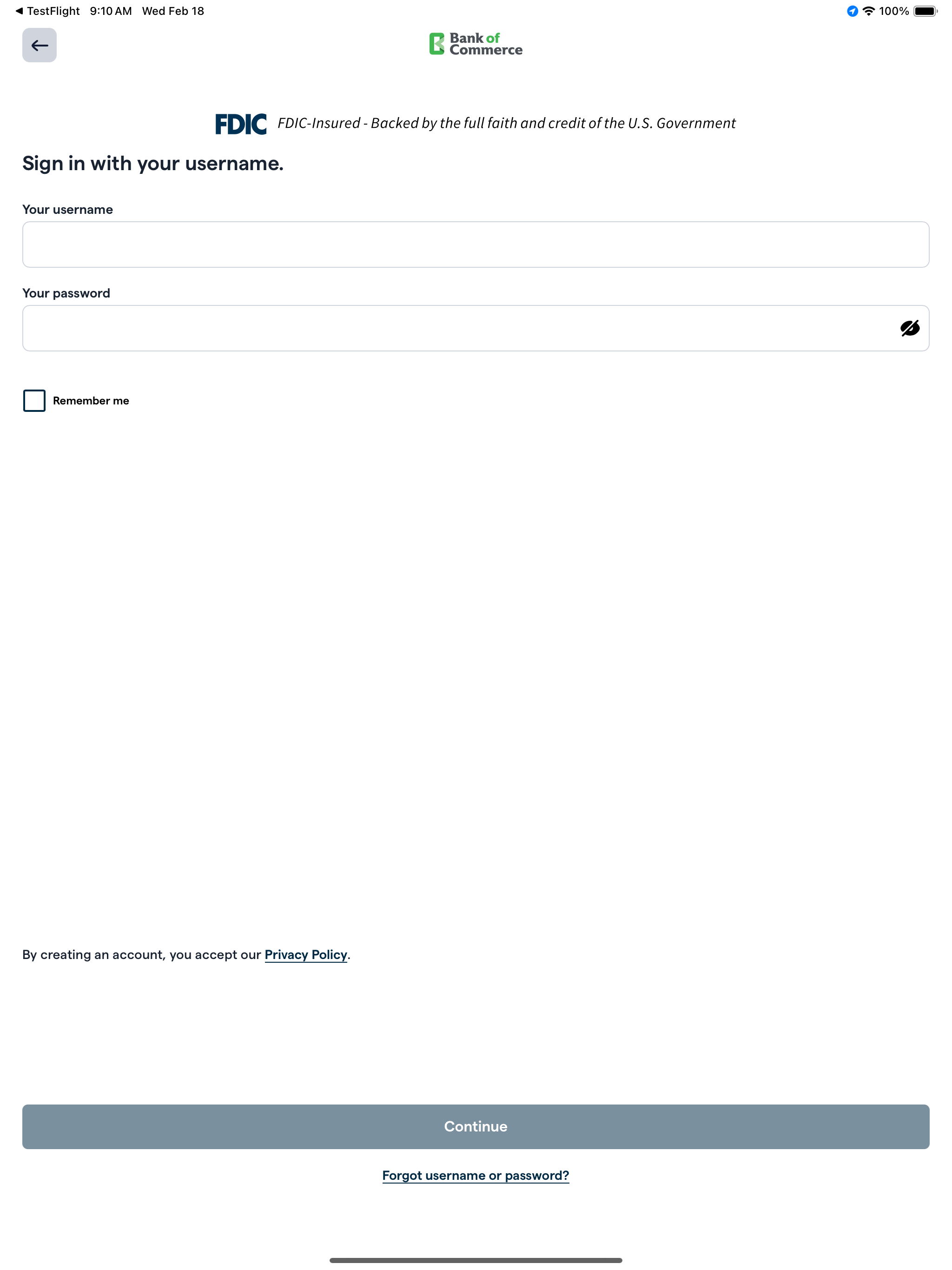 Bank of Commerce (MS) screenshot 7