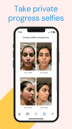 Clear: Social Skincare Tracker screenshot 2