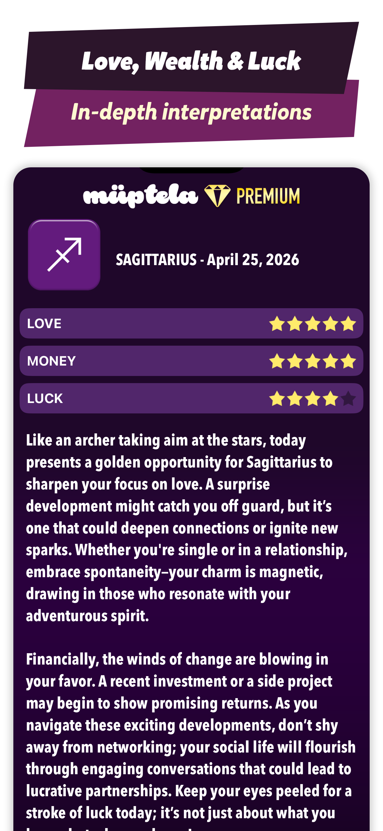 Müptela - Tarot & Horoscopes screenshot 7