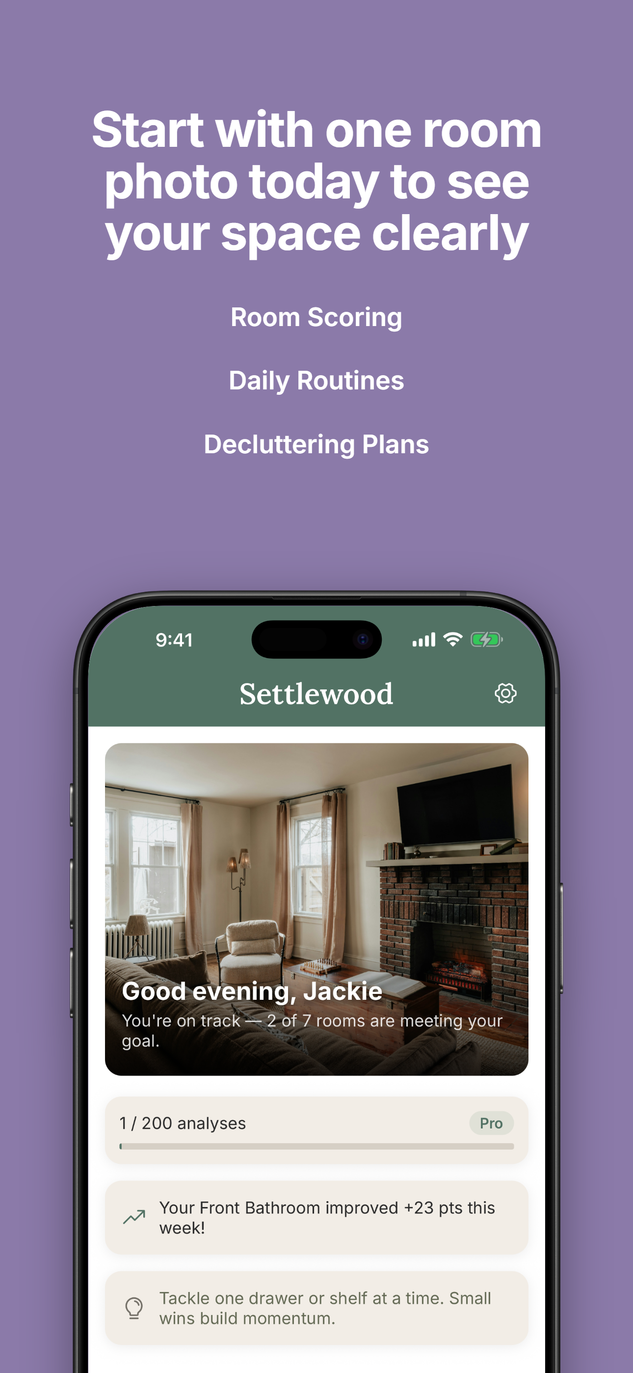 Settlewood: Home Cleanup Coach
