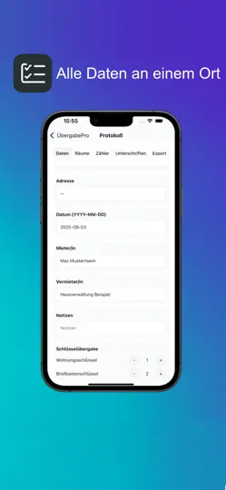 Screenshot von ÜbergabePro – Wohnungsübergabe auf dem iPhone 3