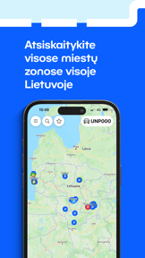 UNIPARK - parking app screenshot